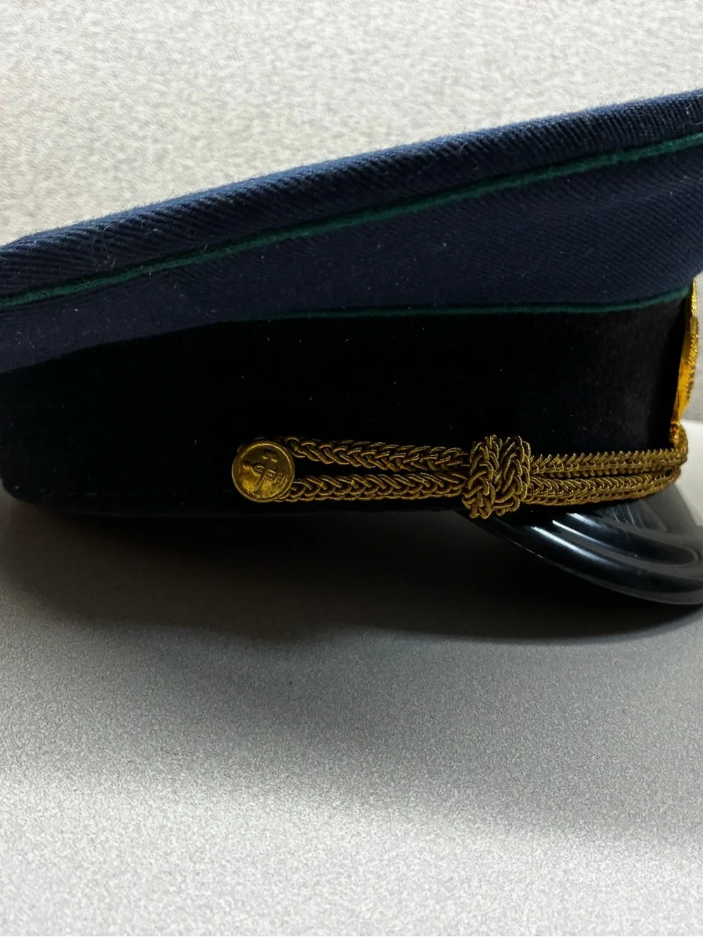 VTG SOVIET Uniform Military Officer Visor Cap size 56 Railroad Railways USSR